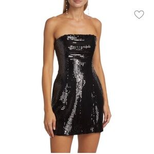 ALC- Elsie Strapless Paillette Mini Dress